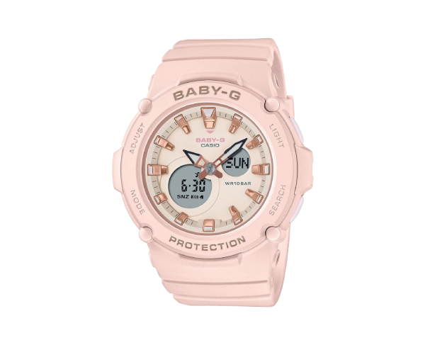 Baby g hot sale pink gold