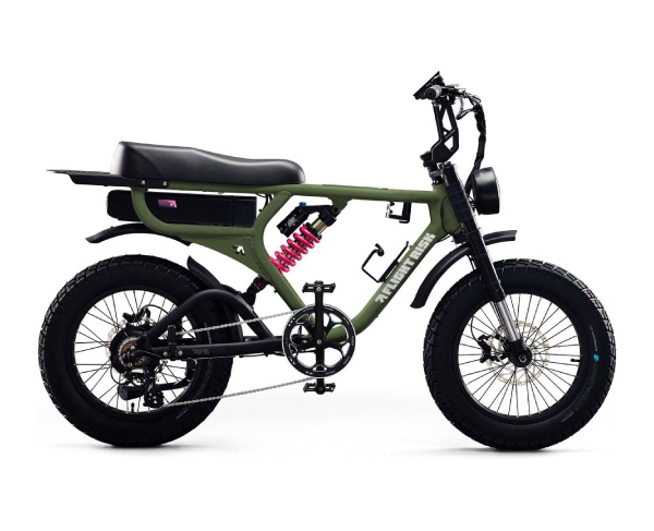 Flight Risk FR555 E-Bike - Olive – Flight Risk – Electric