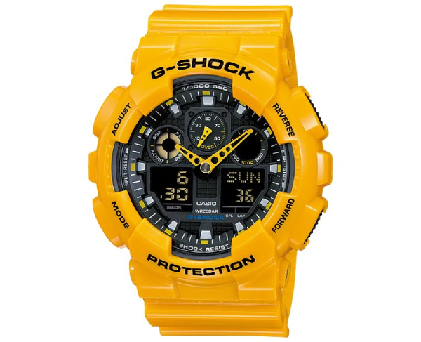 Casio g shock yellow watch best sale