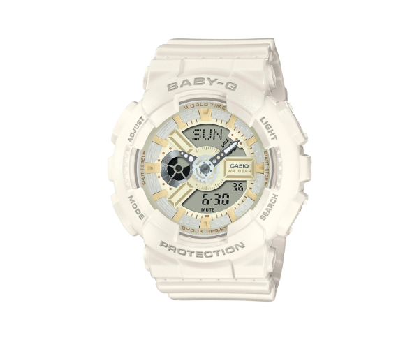 Casio Baby G Analogue Digital Watch Matte White Casio Watches